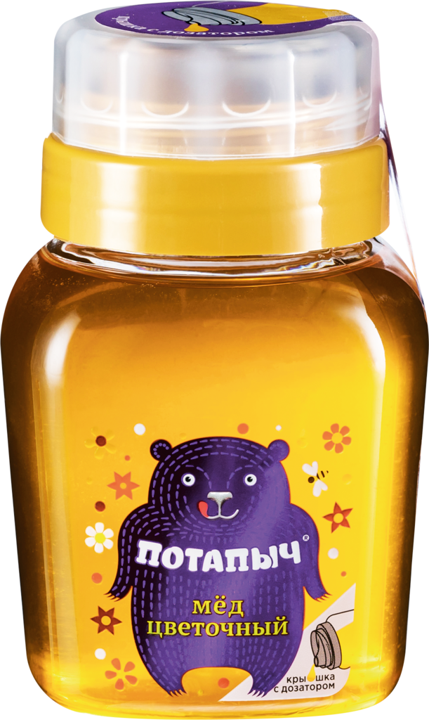 Мед цветочный ПОТАПЫЧ натур.
